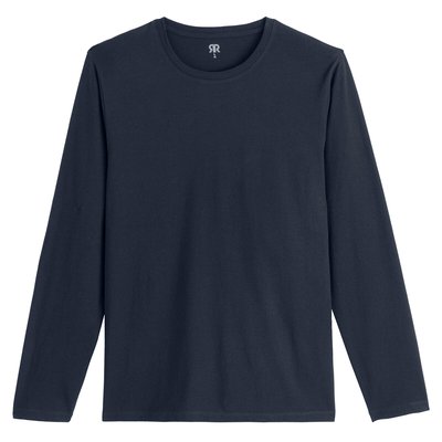 T-shirt met ronde hals en lange mouwen LA REDOUTE COLLECTIONS