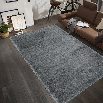 Tapis longs poils shaggy tissé motif uni UNI B UN AMOUR DE TAPIS