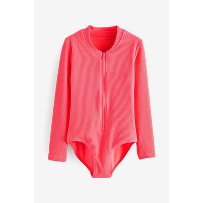 Maillot de bain texturé à manches longues NEXT