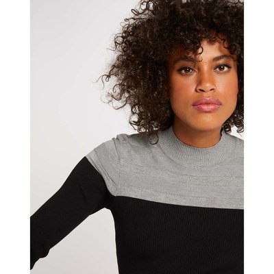 Black ribbed jumper shop