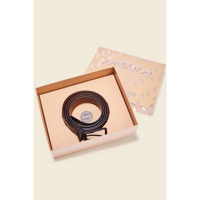 Ceinture en cuir réversible BONOBO