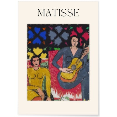 Affiche Matisse - Musiciens en Peinture L'AFFICHERIE