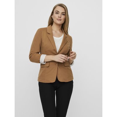 Veste cintrée camel femme outlet