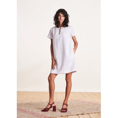 Robe courte droite à manches courtes LA FEE MARABOUTEE