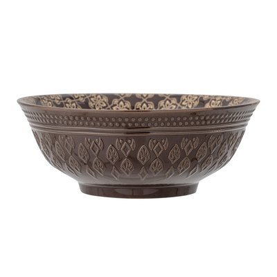 Bol grès texturé décoré  Marsala BLOOMINGVILLE