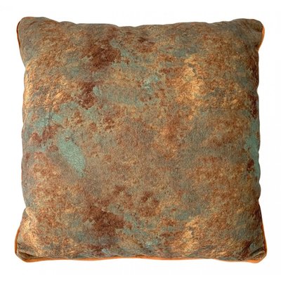 Coussin Polyester Orange 45x45cm - DÉCORATION DECORATION D’AUTREFOIS