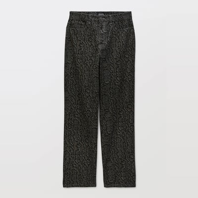 Pantalon droit à motifs en coton bio GOTS MONOPRIX
