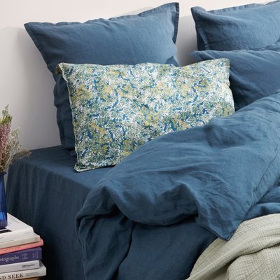 Taie d'oreiller en percale de coton, BRUME BLANC CERISE