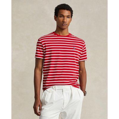 Tee shirt rayé rouge et blanc homme best sale