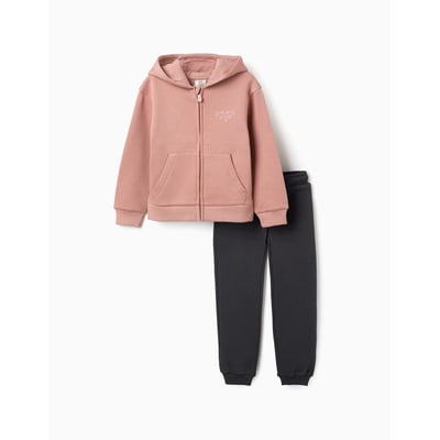 Ensemble de jogging en coton peigné avec imprimé fleur ZIPPY
