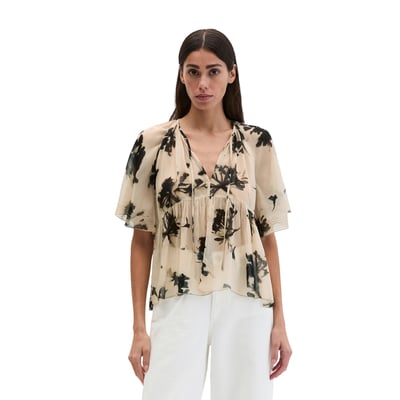 Blouse imprimée loose en viscose froissée MARC O'POLO