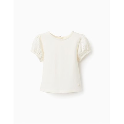 T-shirt avec Manches en Broderie Anglaise ZIPPY