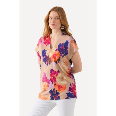 T-shirt à fleurs. Décolleté en V ULLA POPKEN