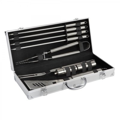 Valisette 9 ustensiles pour barbecue Cook'In Garden COOK IN GARDEN