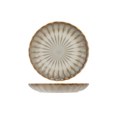Lot de 4 assiettes à desserts en grès, ASTERA COSY&TRENDY