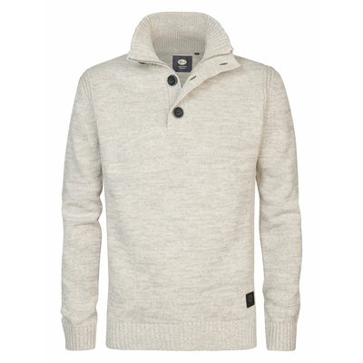 Pull col montant boutonné PETROL INDUSTRIES