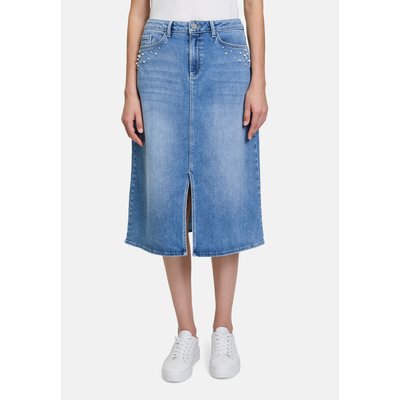 Jupe en jean à effet délavé BETTY & CO