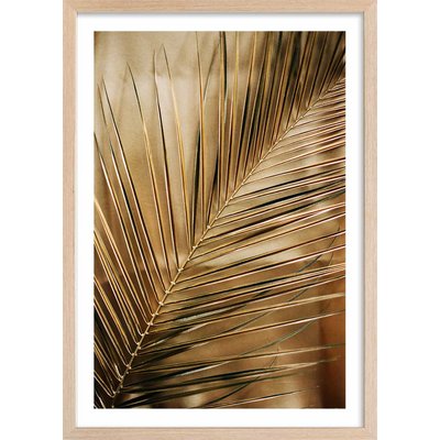 Affiche déco golden palm HEXOA
