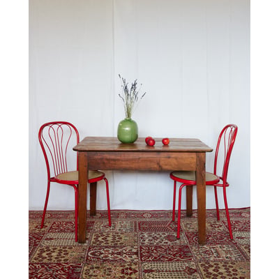 Table de ferme en chêne Francine N°1132 - Bon état DEBONGOUT