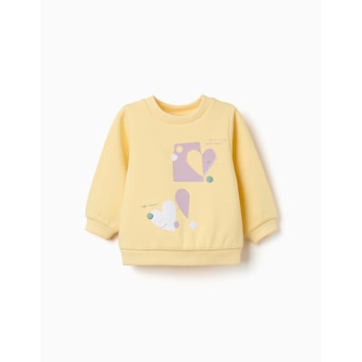 Sweat en coton peigné avec fleurs et cœurs ZIPPY