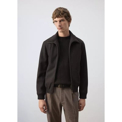 Veste col cheminée à poches MANGO MAN