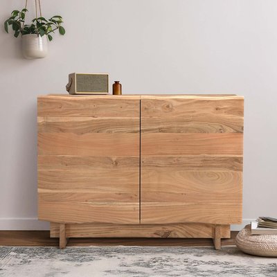 Dawson Rustic Acacia Wood 2 Door Sideboard ÉDITÉ