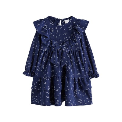 Robe à manches longues et volants superposés NEXT