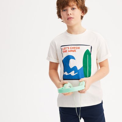 T-shirt manches courtes oversize imprimé LA REDOUTE COLLECTIONS