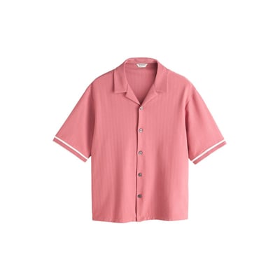 Chemise en jersey à manches courtes et liseré NEXT