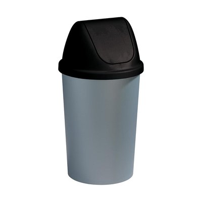 Poubelle 45 L avec couvercle bombé Twinga JARDINDECO