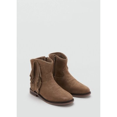 Bottines à franges cuir MANGO KIDS