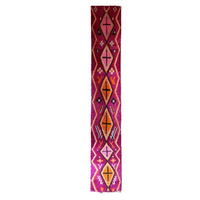 Tapis de couloir berbère marocain pure laine 78 x 507 cm AFK LIVING