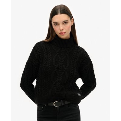 Pull col roulé torsadé SUPERDRY