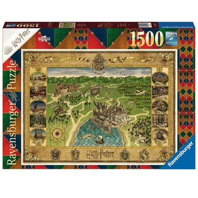 Puzzle La carte de Poudlard 1500 pcs RAVENSBURGER