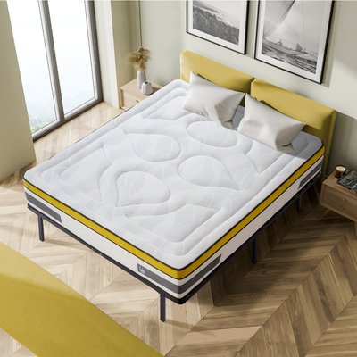 Ensemble Matelas Ressorts + sommier AUBERTIN MAISON AUBERTIN
