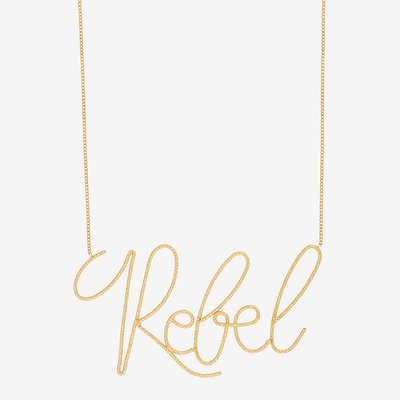 Collier doré rebel - BLING XXL CAROLINE NAJMAN