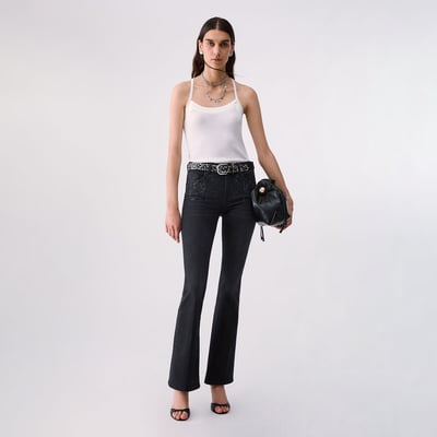 Jeans bootcut avec strass LIU JO