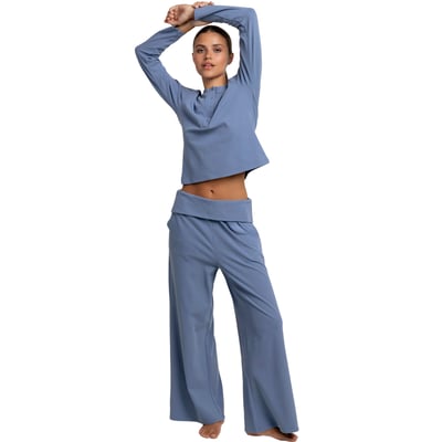 Pyjama pantalon top manches longues Yoga Girl ADMAS