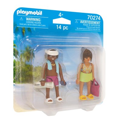 Couple de vacanciers PLAYMOBIL