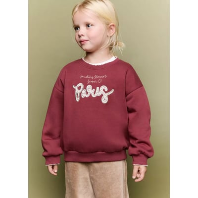 Sweat-shirt détail brodé MANGO BABY