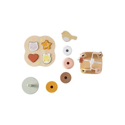 Coffret jeux d'éveil en bois FSC® VERTBAUDET
