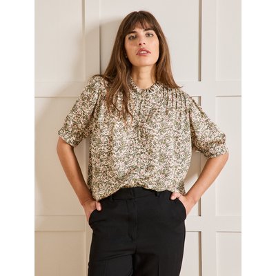 Blouse col volanté imprimé Nina CYRILLUS