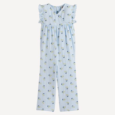 Combinaison imprimée cerises en gaze de coton LA REDOUTE COLLECTIONS