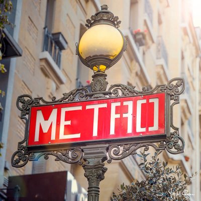 Tableau Mural Métro De Paris CLASSIQUE INTEMPOREL CEANOTHE