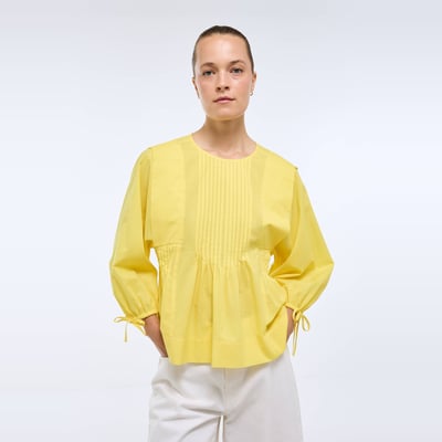 Blouse nouée au dos en coton BIO GOTS MONOPRIX
