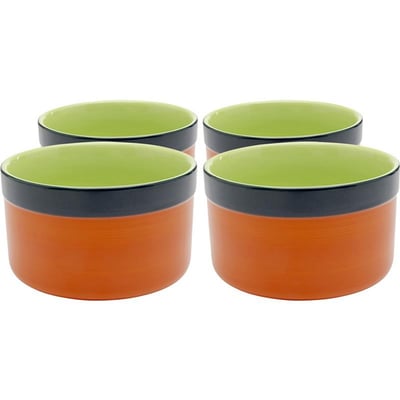 Lot de 4 bols en grès, CAPRI KARE DESIGN