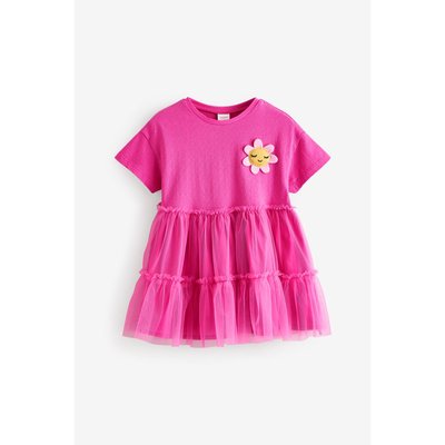 Robe en mesh à manches courtes NEXT