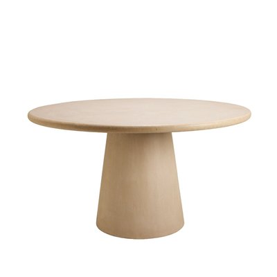 Table à manger en Enduit minéral à l'effet béton  ELIZ MADURA