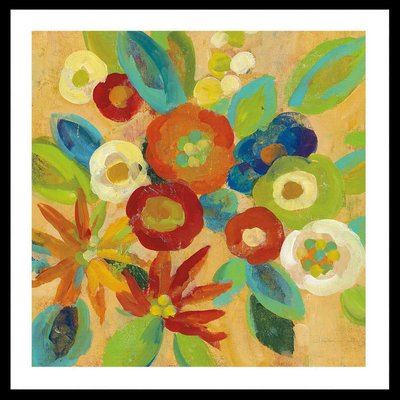Poster flower market HEXOA