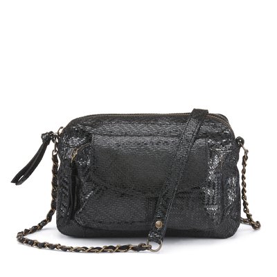 Sac noir paillette best sale